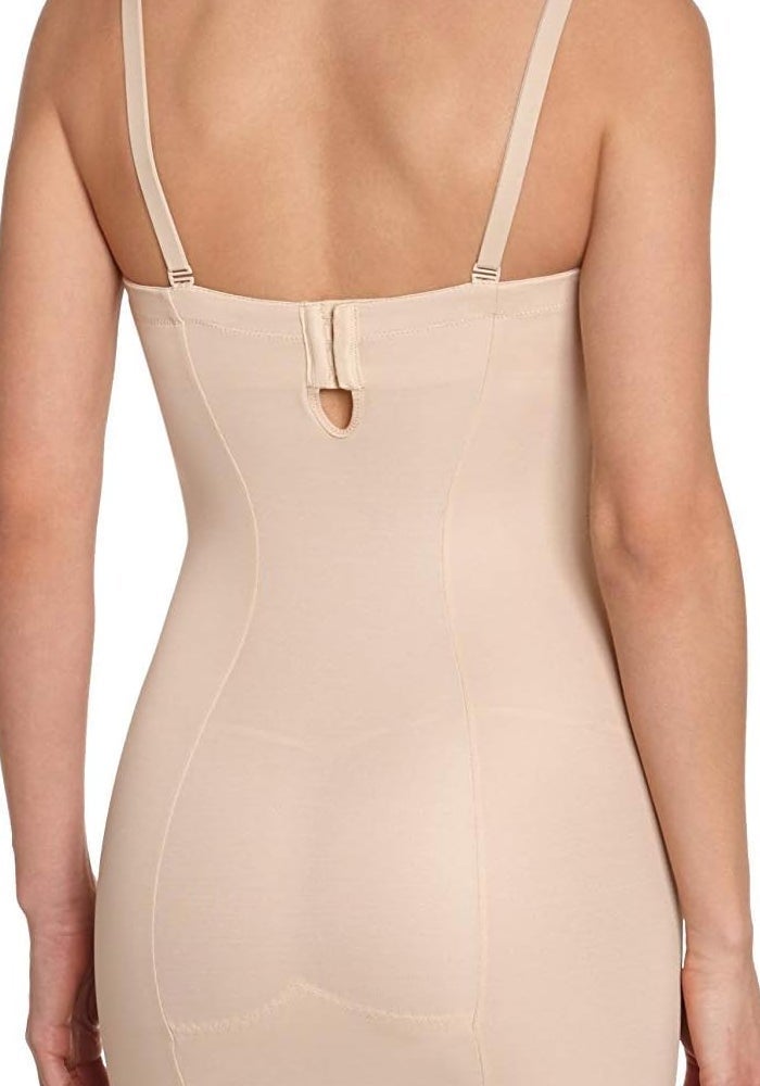 Maidenform Women's Convertible Slip with Built-In Bra & Anti-Static Fajas Shapewear FL2304 in Latte Lift - Image 2